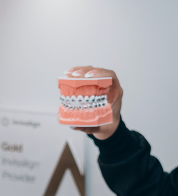 Fixed appliance therapy — traditional braces at Plaza Pointe Dental Specialists